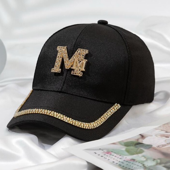 Rhinestone Decor Cap - Picture 2 of 3